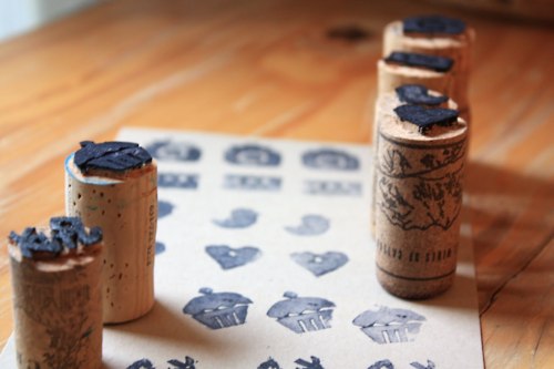 ohlordylord: DIY- Cork Stamps